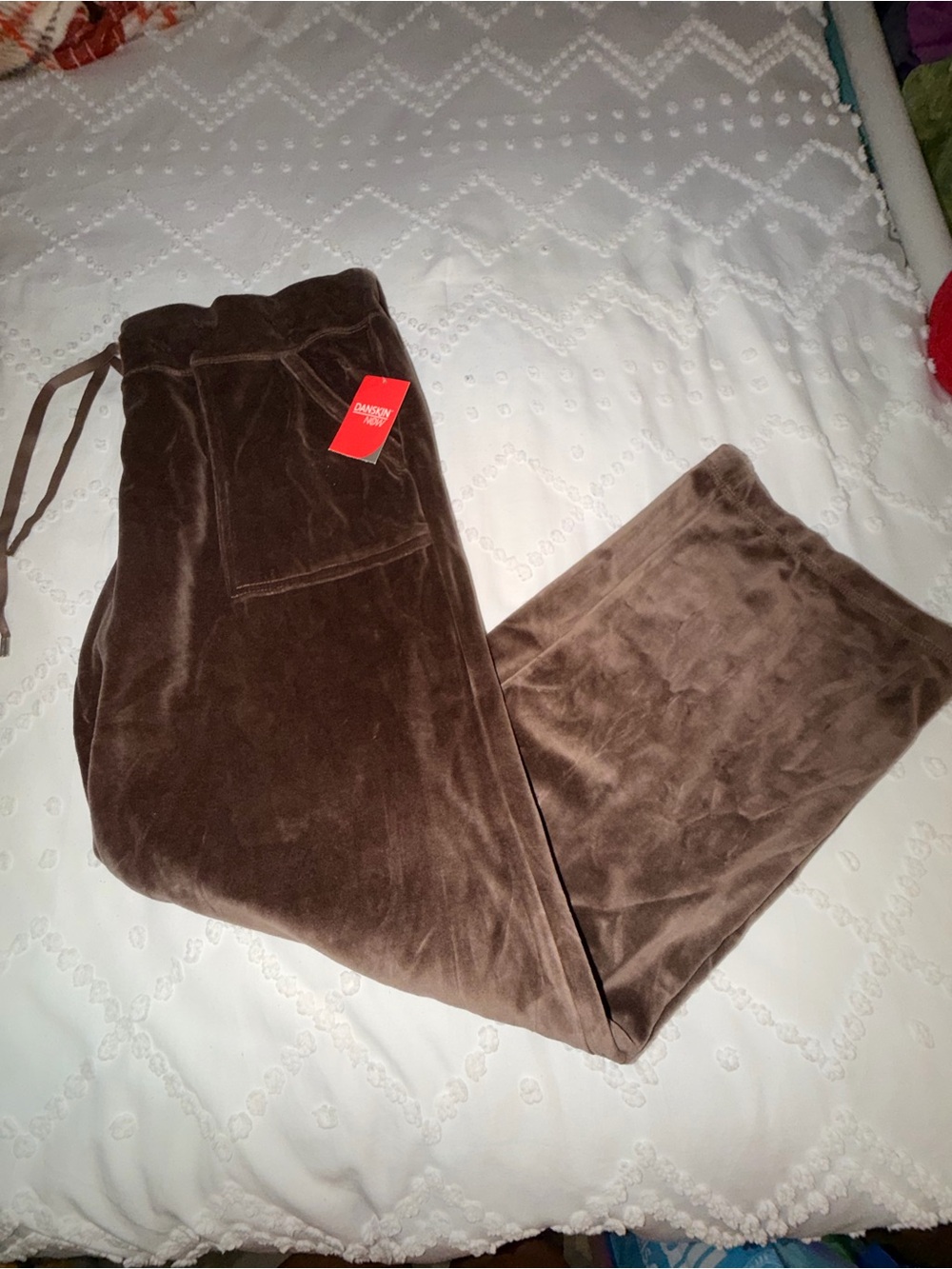 Danskin Brown Velour Pants